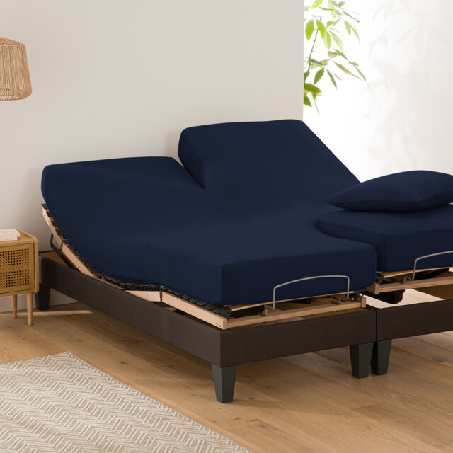 Scenario Plain Cotton Fitted Sheet For Articulated Bed - image 1