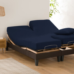 Scenario Plain Cotton Fitted Sheet For Articulated Bed - thumbnail 1