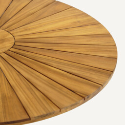 Round Garden Table in Acacia, Jakta - thumbnail 3