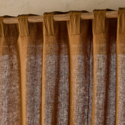 Tojos 100% Washed Linen Hidden Tab Curtain - thumbnail 3