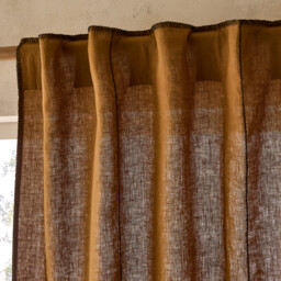 Tojos 100% Washed Linen Hidden Tab Curtain - thumbnail 2