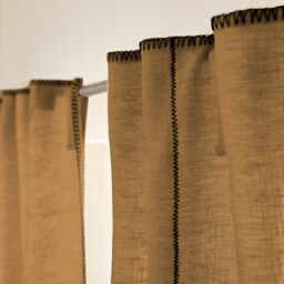 Tojos 100% Washed Linen Hidden Tab Curtain - thumbnail 4