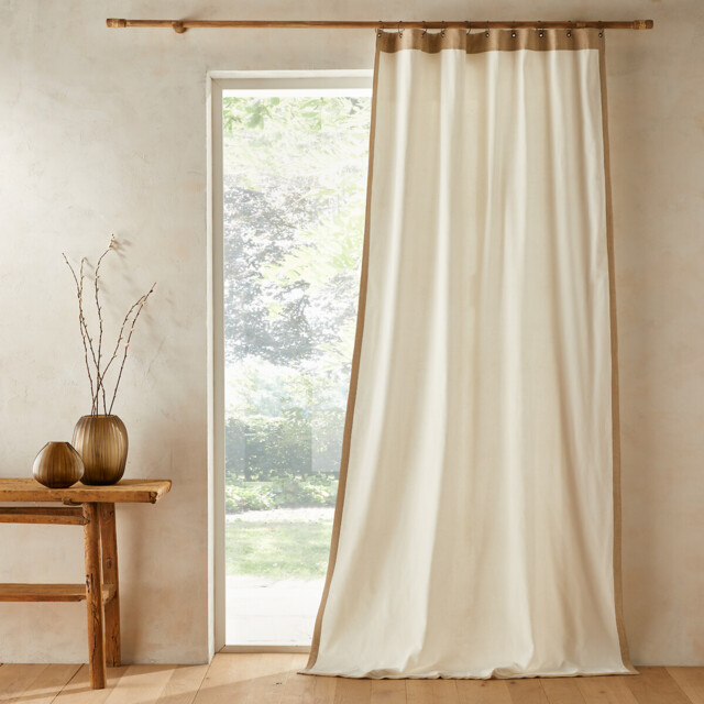 Venita Cotton Velvet & Linen Curtain - image 1