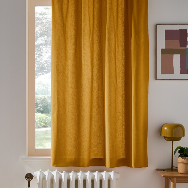 Scenario Pure Cotton Radiator Curtain with Eyelets - image 1