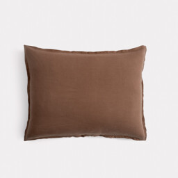 Elina Cushion Cover in Washed Linen - thumbnail 4