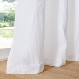 Onega Concealed Tab Top Curtain in Washed Linen - thumbnail 3