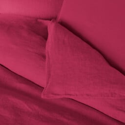 Linot Plain 100% Washed Linen Duvet Cover - thumbnail 2