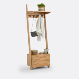 Domeno Solid Oak Hallway Unit - thumbnail 4