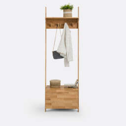 Domeno Solid Oak Hallway Unit - thumbnail 3