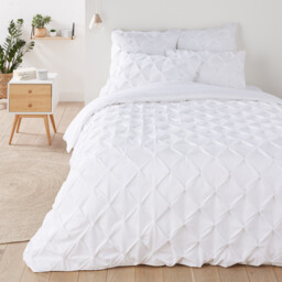 Becado Textured Polycotton Duvet Cover - thumbnail 1