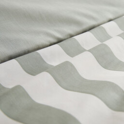 Bleuenna Striped Organic Cotton & Lyocell Duvet Cover - thumbnail 4
