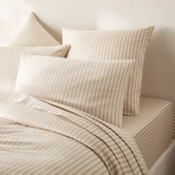 Soizic Beige Cotton Pillowcase - thumbnail 3