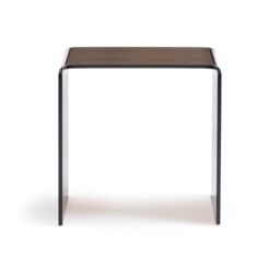 Joan Tempered Glass Bedside Table