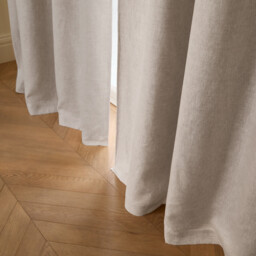 Private Blackout Curtain in Washed Linen with Concealed Tabs - thumbnail 3