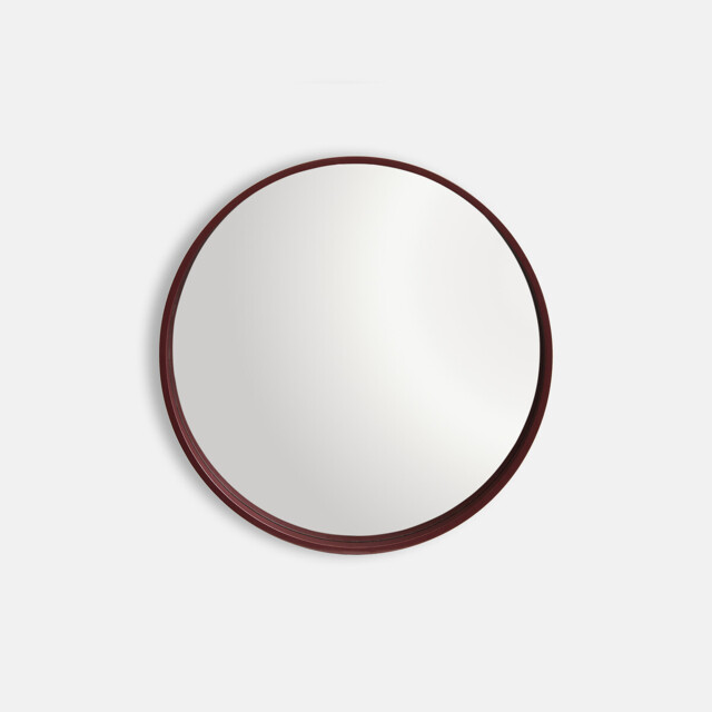 Alaria Lacquered 60cm Diameter Round Wall Mirror - image 1