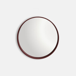 Alaria Lacquered 60cm Diameter Round Wall Mirror