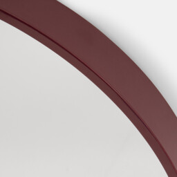 Alaria Lacquered 60cm Diameter Round Wall Mirror - thumbnail 3