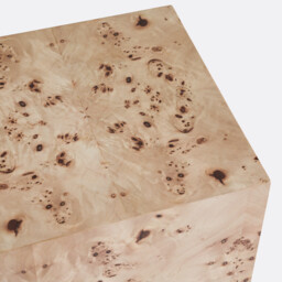 Loupita Elm Burl Veneer Side Table - thumbnail 4
