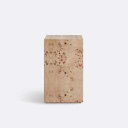 Loupita Elm Burl Veneer Side Table - thumbnail 3