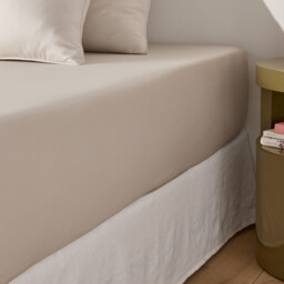 Opale Cotton Satin 350 Thread Count Fitted Sheet, 30cm Flap - thumbnail 1