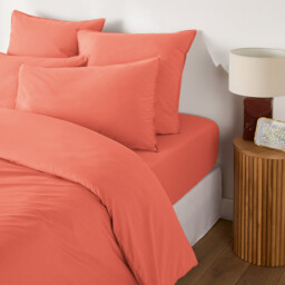Scenario Plain 100% Washed Cotton Duvet Cover