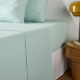 Scenario Plain Washed Cotton Flat Sheet - thumbnail 1