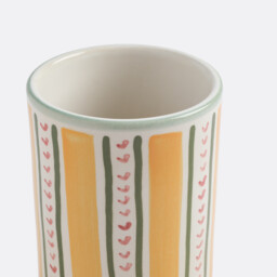 Baldia Glazed Ceramic Vase, H18cm - thumbnail 3