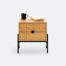 Clara 2-Drawer Bedside Table - thumbnail 4