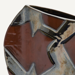 Iridyo Hand-Painted Ceramic Vase - thumbnail 4