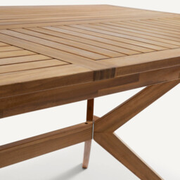 Jakta Rectangular Acacia Garden Table - thumbnail 4