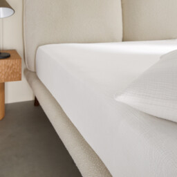 Yafa Organic Cotton Muslin Fitted Sheet - thumbnail 3