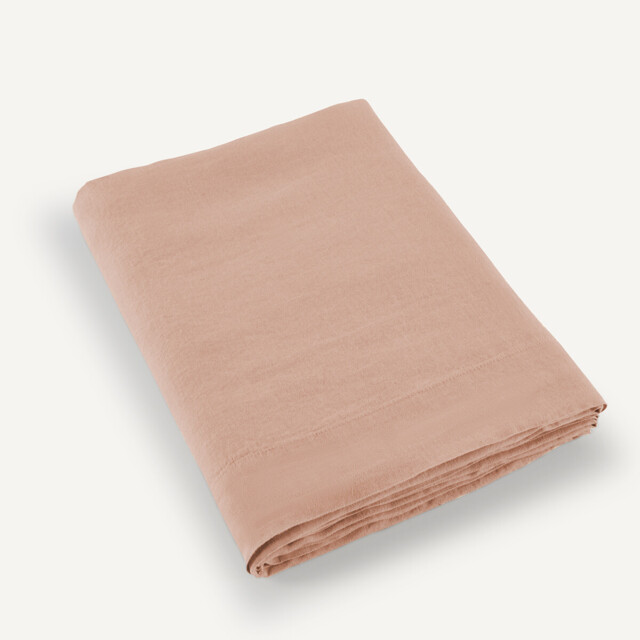 Elina Washed Linen Flat Sheet - image 1