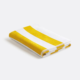 Hendaye Striped Velour Beach Towel - thumbnail 4