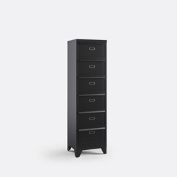 Hiba Metal Drawer Unit with Labels