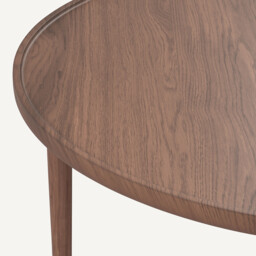 Magosia Solid Walnut Side Table - thumbnail 4
