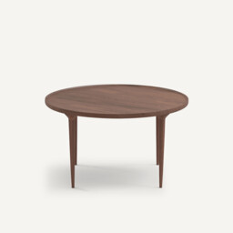 Magosia Solid Walnut Side Table - thumbnail 3
