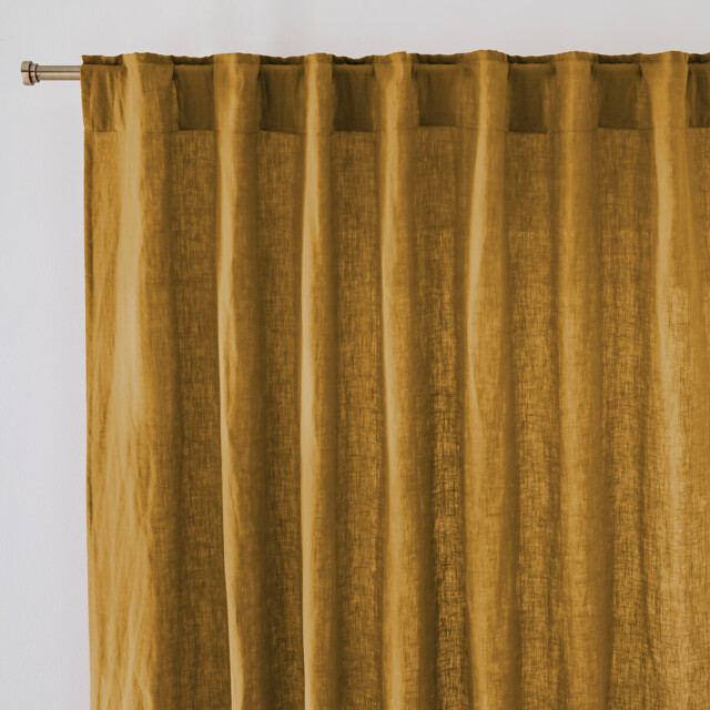 Onega Concealed Tab Top Curtain in Washed Linen - image 1