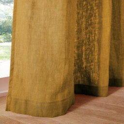Onega Concealed Tab Top Curtain in Washed Linen - thumbnail 3