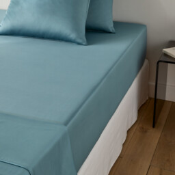 Opale Cotton Satin 350 Thread Count Fitted Sheet, 30cm Flap - thumbnail 2
