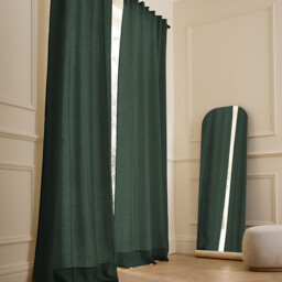 Tojos 100% Washed Linen Hidden Tab Curtain
