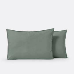 Scenario Plain Cotton Percale Pillowcase - thumbnail 3