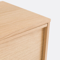 Aram Oak Veneer 3-Door Sideboard - thumbnail 4