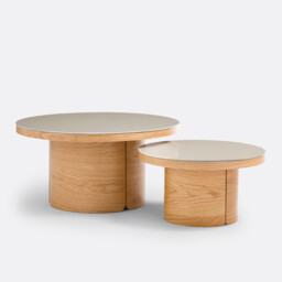 Set of 2 Natesse Semi-Nesting Coffee Tables - thumbnail 1