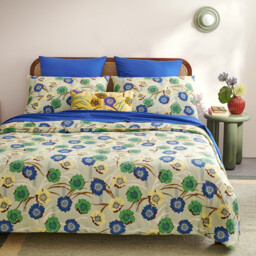 Mowan Printed Cotton Velour Rectangular Cushion Cover 50x30cm - thumbnail 2