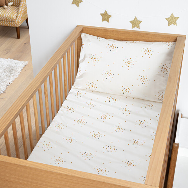 Cotton Percale Baby's Fitted Sheet with 17cm Flap - image 1