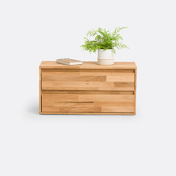 Edgar Storage Unit with 2 Drawers in Oak and Beech - thumbnail 3