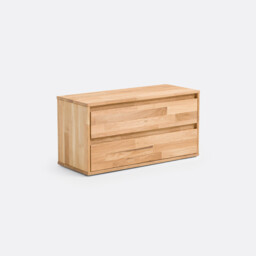 Edgar Storage Unit with 2 Drawers in Oak and Beech - thumbnail 4