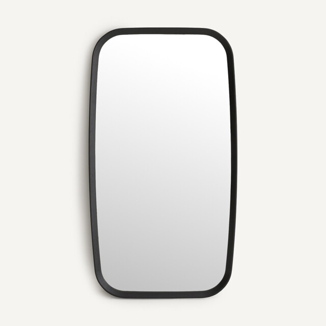 Orion Rectangular Mirror in Solid Oak, H110cm - image 1