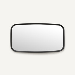 Orion Rectangular Mirror in Solid Oak, H110cm - thumbnail 4