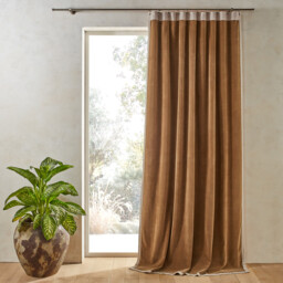 Venita Cotton Velvet & Linen Curtain - thumbnail 1